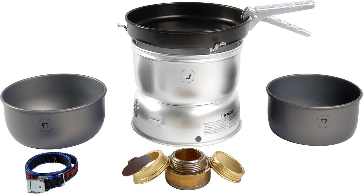 Trangia 25-9 UL/HA Ultra-lichtgewicht Hard Anodised Spiritus campingkookset 22 x 10,5 cm