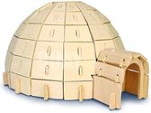 3D Puzzel Bouwpakket Iglo- hout