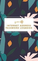Internet Address Password Logbook