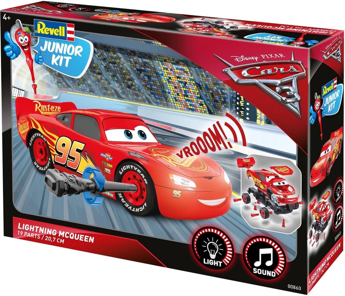Revell Junior Kit Cars - Lightning McQueen | bol.com