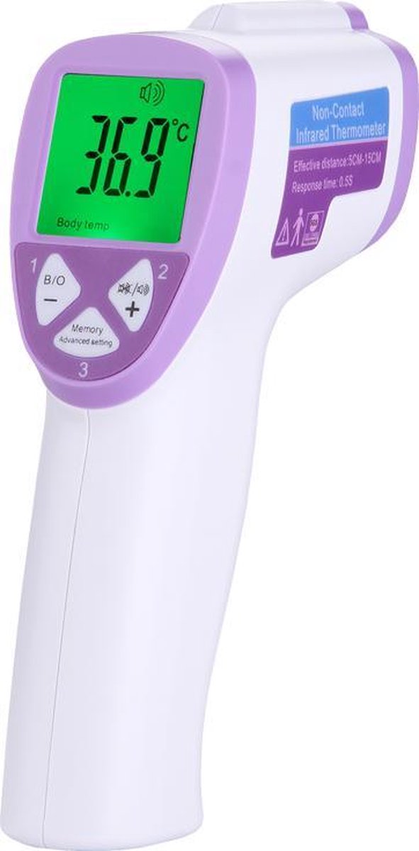 Infrarood Thermometer voor lichaam - Fahrenheit of Celsius Instelbaar |  bol.com