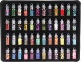 Glitter Set voor Slijm - Nagels - Knutselen - 48 flesjes