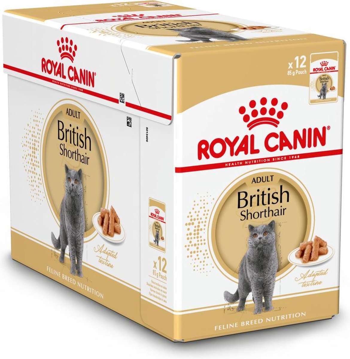 Royal Canin Fbn British Shorthair Adult Pouch - Kattenvoer - 12x85 g | bol