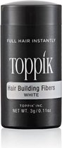 Toppik Hair Building Fibers Wit - 3 gram - Cosmetische Haarverdikker - Verbergt haaruitval - Direct voller haar