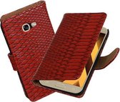 BestCases.nl Rood Slang booktype wallet cover hoesje Samsung Galaxy A5 2017