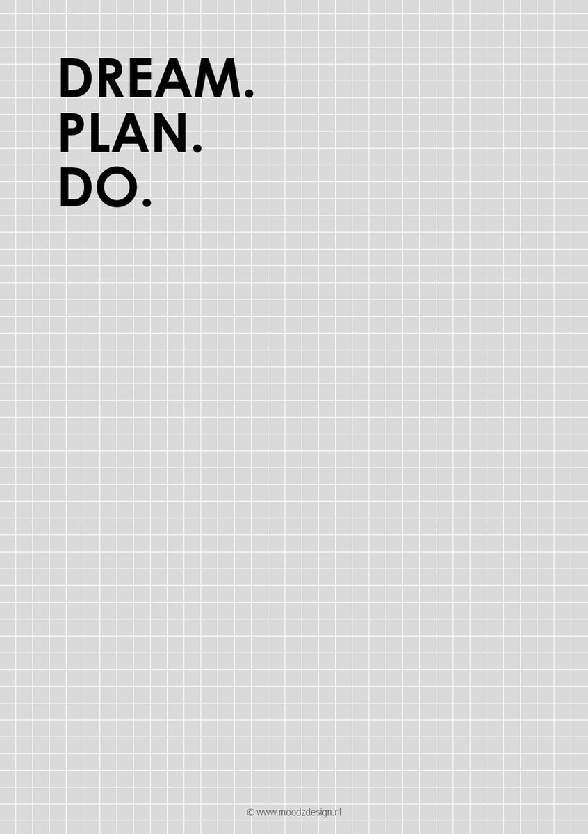 MOODZ design - Notitieblok - Zwart/wit - A5