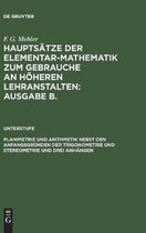 Planimetrie Und Arithmetik Nebst Den Anfangsgrunden Der Trigonometrie Und Stereometrie Und Drei Anhangen