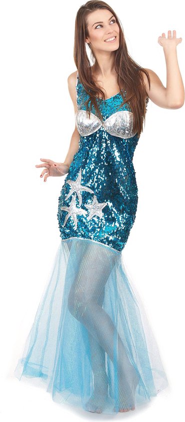 "Glitter zeemeermin kostuum voor vrouwen  - Verkleedkleding - Small"