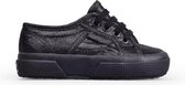 Superga - Meisjes Sneakers Lamej Total Black - Zwart - Maat 25