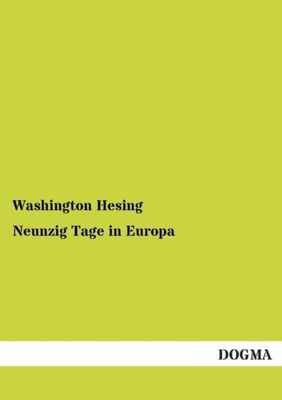 Neunzig Tage in Europa - cover