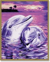 Schilderen op nummer Schipper Dolfijnen