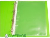 Plastikor Showtas - 100 stuks - 4-gaats - A4 - transparant