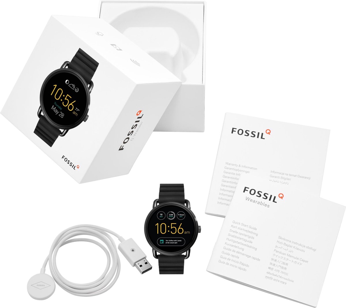 fossil q wander ftw2103