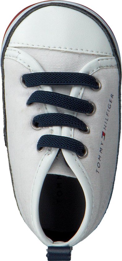 Tommy Hilfiger Jongens Babyschoenen Lace-up Shoe - Wit - Maat 17 | bol.com