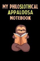 My Philoslothical Appaloosa Notebook