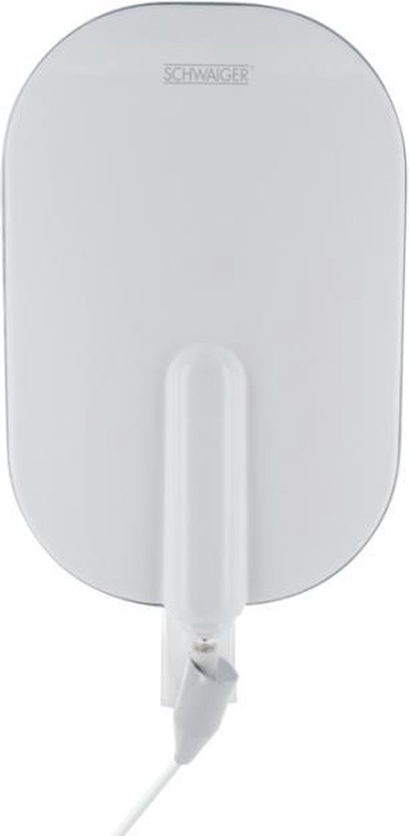 Schwaiger DTA4000 Actieve DVB-T/T2 platte antenne Buiten Versterking: 36 dB Wit