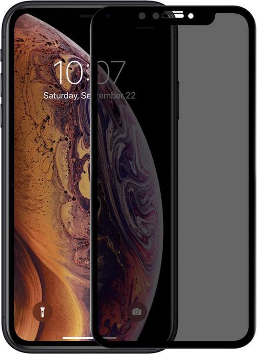 Nillkin FullFace TemperedGlass 3D AP+ MAX voor Apple iPhone XR (6.1'') Zwart