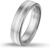 ring in titanium en zilver