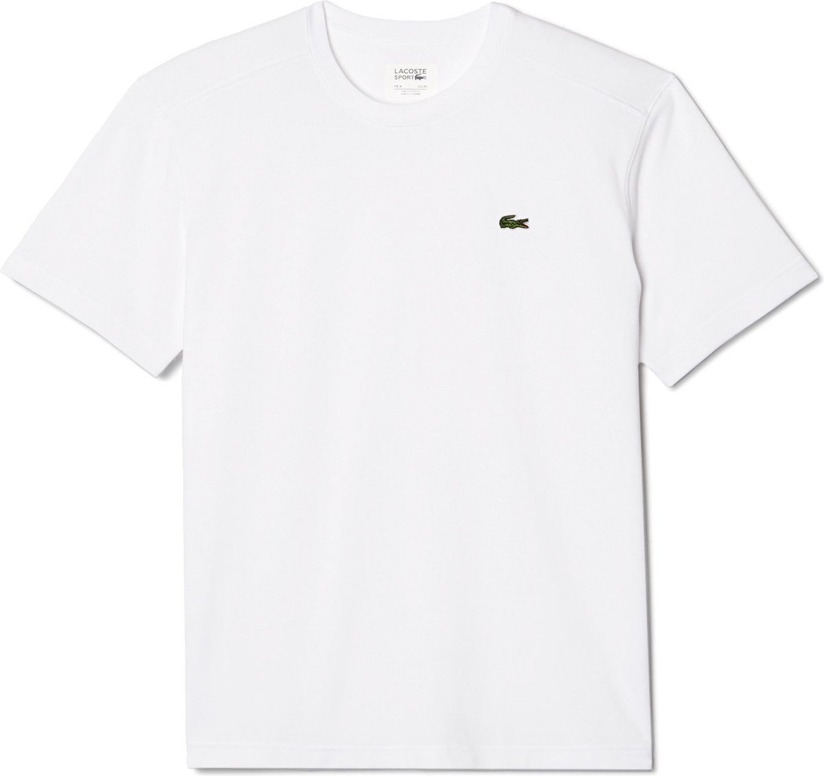 Lacoste Basic Sportshirt - Maat M - Mannen - wit