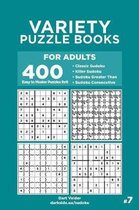 Variety Puzzle Books for Adults - 400 Easy to Master Puzzles 9x9
