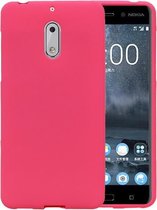 BestCases.nl Roze Zand TPU back case cover hoesje voor Nokia 6