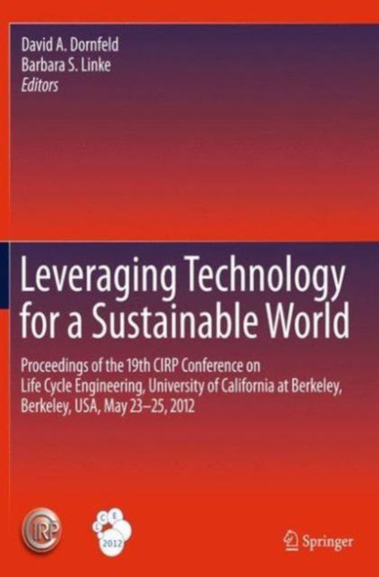 Leveraging Technology for a Sustainable World - cover