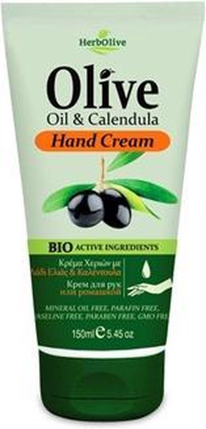 Herbolive Argan Handcreme - 150 Ml, Mit Arganöl & Olivenöl, Pflegend Und Feuchtigkeitsspendend