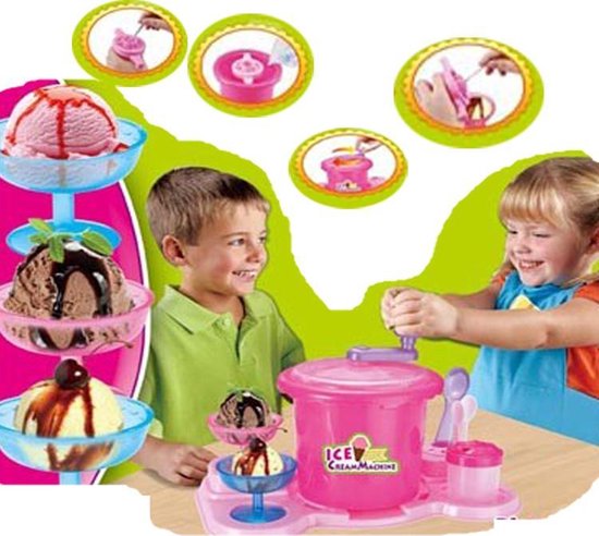 Getuigen overtuigen Geletterdheid Ijsmachine Voor Kinderen In Het Roze 30 cm Groot| IJs Maken Kinder  Speelgoed Ijsmaker... | bol.com
