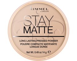 Rimmel London Stay Matte Pressed Powder - Silky Beige - Beige
