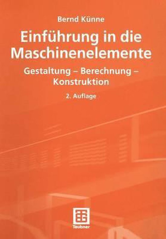 Einführung in die Maschinenelemente - cover