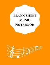 Blank Sheet Music Notebook