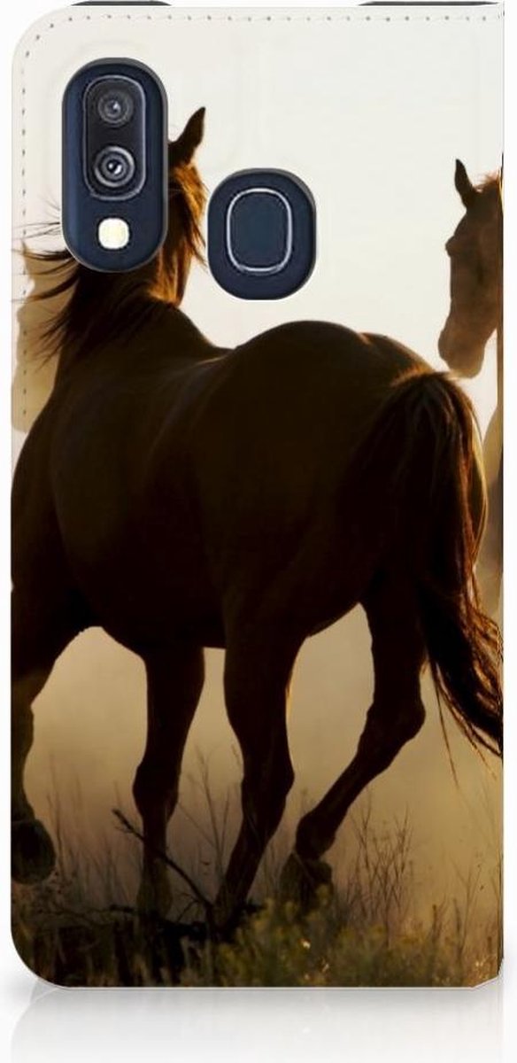 Book Case voor Samsung Galaxy A40 Hoesje maken Design Cowboy