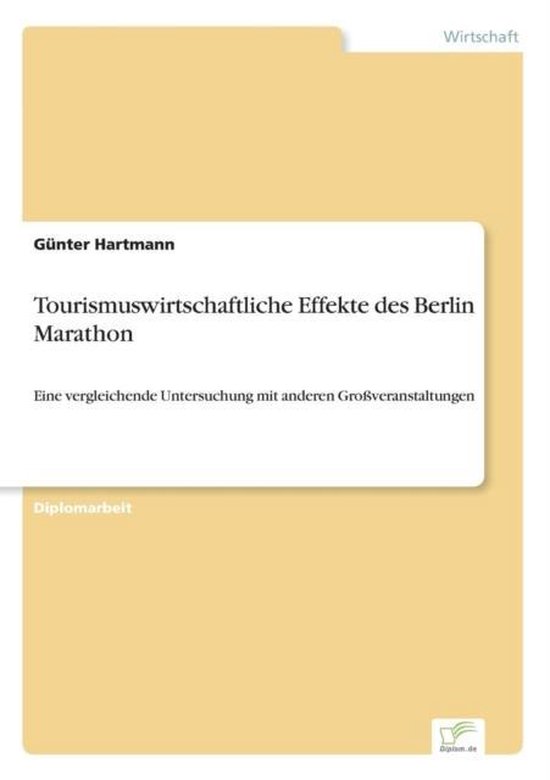 Tourismuswirtschaftliche Effekte des Berlin Marathon - cover