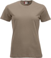 Clique New Classic-T Women 029361 - Caffe latte - XL