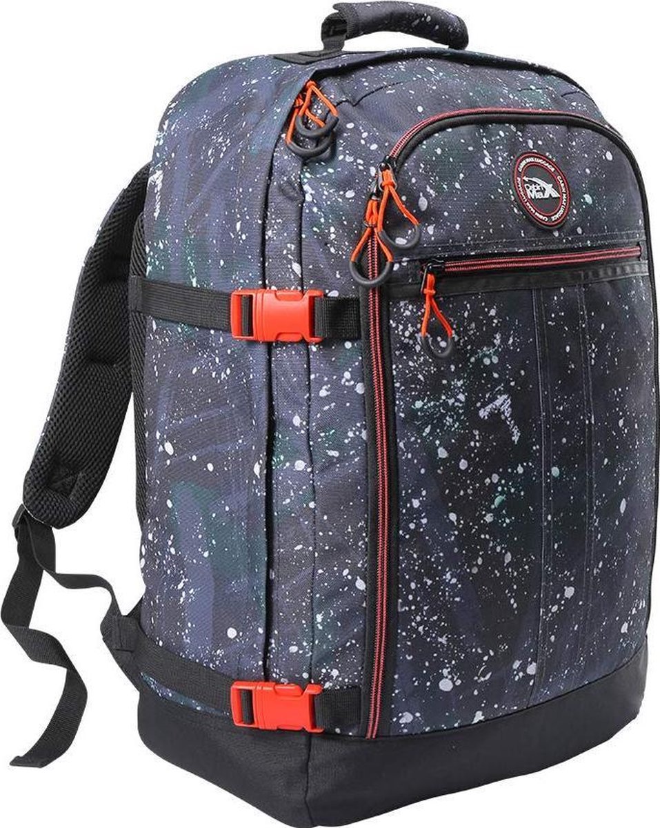CabinMax Metz Reistas– Handbagage 44L- Rugzak – Schooltas - Backpack 55x40x20cm – Lichtgewicht - Zwart Nocturna (MZ SP-NA)