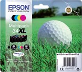 Inkcartridge epson 34xl t3476 zwart + 3 kleuren