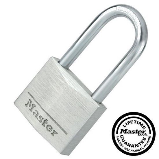 Yale YE3B/38/156/1/GR Standaard Veiligheid 38 Mm Aluminium Hangslot Met Lange Beugel Grijs Van Gehard Staal 3 Sleutels 753256657