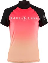 Aqua Lung Sport Rashguard - UV Shirt - Dames - L - Zwart/Roze