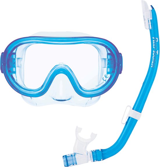 ReefTourer- RC0203- Snorkelmasker- Snorkelset voor kinderen tot ong. 10 jaar - blauw - ReefTourer