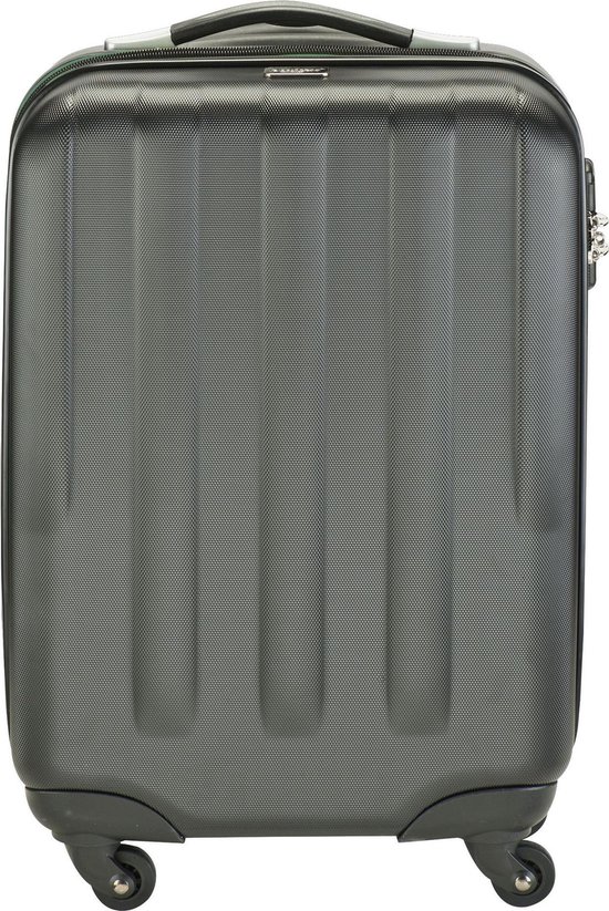 Traveller Bologna Handbagage koffer cm Zwart |