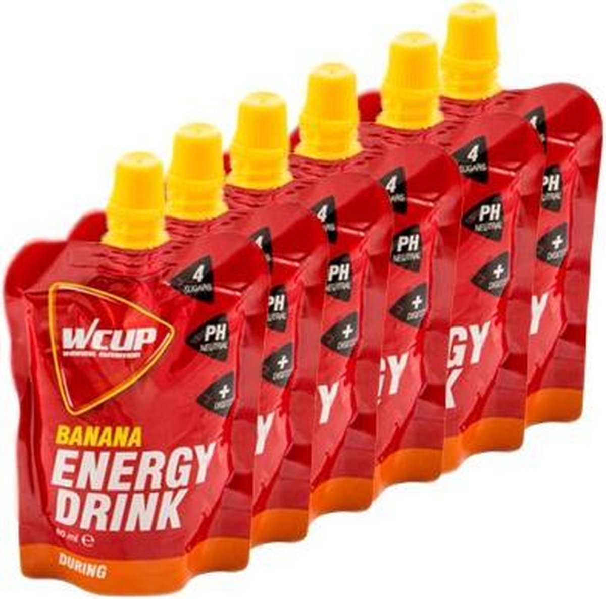 Goedkoopste Wcup Energy Drink Banana 6 x 80ml