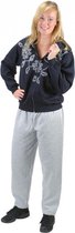 C., T. - Huispak - Vest en Broek - met print - Maat L