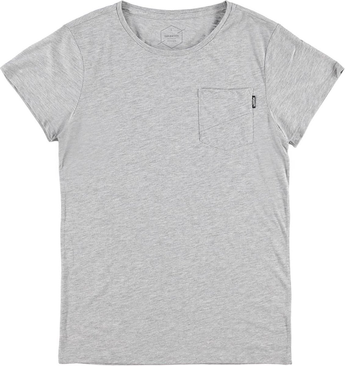 Brunotti Alonte Sportshirt performance Mannen – Light Melee Grijs
