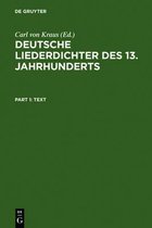 Deutsche Liederdichter Des 13. Jahrhunderts