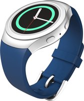 AA Commerce Siliconen bandje Geschikt Voor Samsung Gear S2 - Blauw