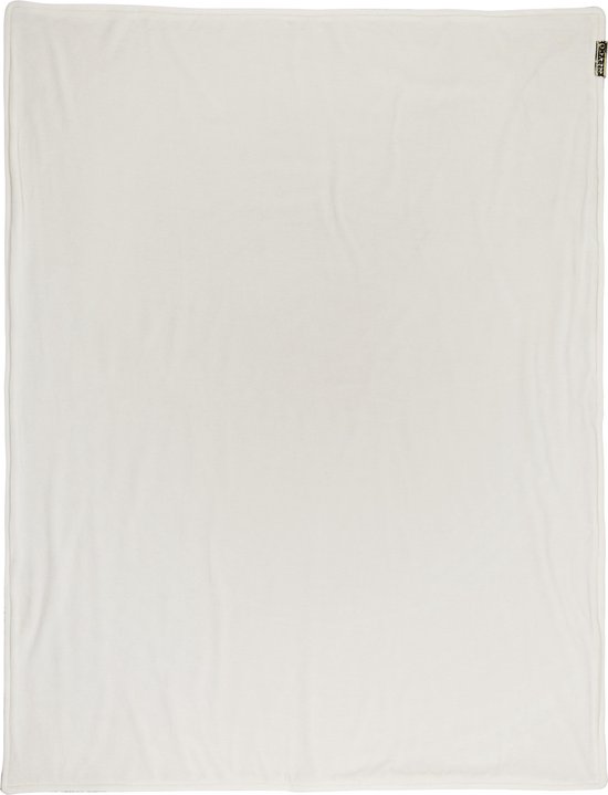 Meyco Baby Panter velvet ledikant deken - neutral - 100x150cm — afbeelding 5