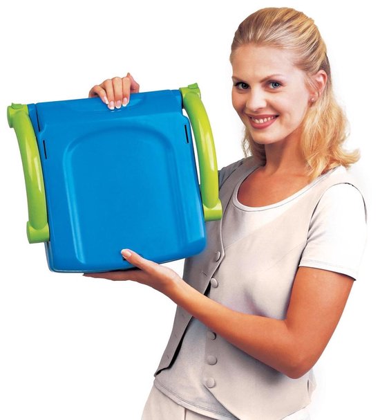 KidsKit Hi Seat stoelverhoger | oranje/groen/blauw | bol.com