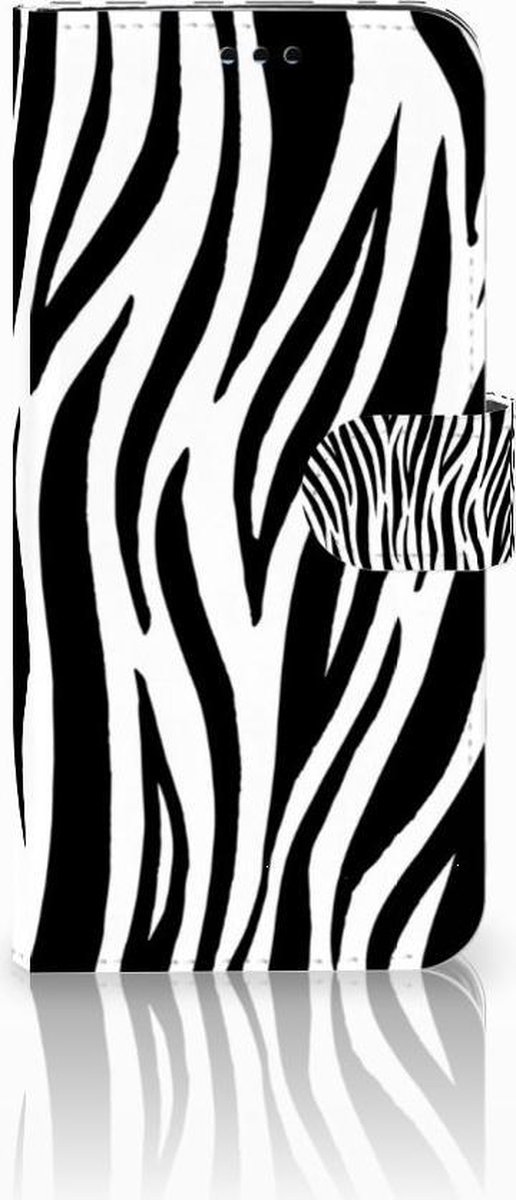 Samsung Galaxy S9 Plus Telefoonhoesje met Pasjes Zebra