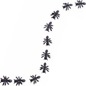 75x Fourmis en plastique de 1,5 cm - Halloween / décoration / décoration d'horreur - Insectes / fourmis