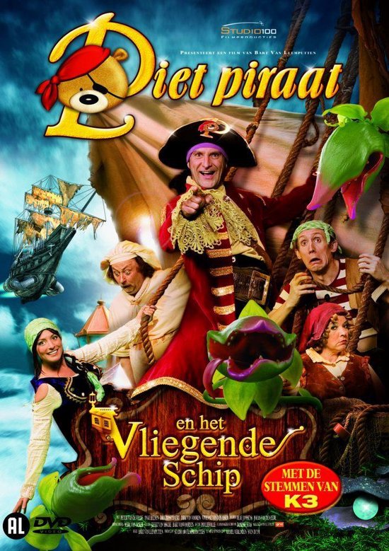 Cover van de film 'Piet Piraat - Het Vliegende Schip'